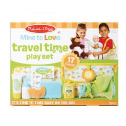 Melissa & Doug Babák és Babaházak, Babával Utazunk Játékszett (KN41707)