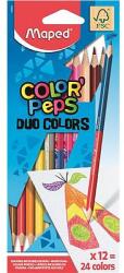 Maped Színes ceruza készlet 12 db-os kétvégű - Color Peps Duo