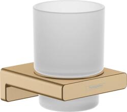 Hansgrohe AddStoris Fogkefe tartó pohár, szálcsiszolt bronz