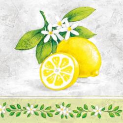 Ambiente Lemon Branch papírszalvéta 33x33cm, 20db-os