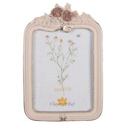 Clayre & Eef Rózsaszín virágos képkeret - szep-otthon - 6 080 Ft