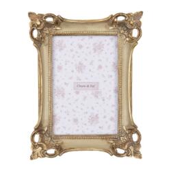 Clayre & Eef Arany színű sarokdíszes képkeret - szep-otthon - 7 850 Ft