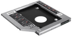 S-Link Beépítő Keret - SL-SSD9 (SATA 2.5" -> SSD/2, 5" HDD, vékony kialakítású, legfeljebb 9, 5 mm) (13539)