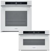 Whirlpool WOI5S8PM2SWA Beépíthető sütő + Whirlpool WMD54MW Beépíthető mikrohullámú sütő, fehér