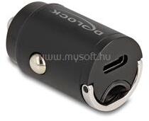 Delock Mini autós töltő USB Type-C PD 3.0 30 W-tal (DL64278) (DL64278)