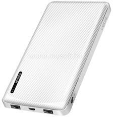 LogiLink powerbank 10 000 mAh, 2x USB-A, USB-C, gyorstöltéssel (fehér) (LOGILINK_PA0328WRF) (LOGILINK_PA0328WRF)
