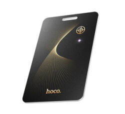Hoco bluetooth nyomkövető (kártya, táskába, autóba, valós idejű nyomkövetés) FEKETE (E92)