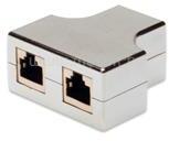 ASSMANN AT-AG 2X8/8 CAT5e árnyékolt RJ45 elosztó adapter (DIGITUS_AT-AG_2X8/8) (DIGITUS_AT-AG_2X8/8)
