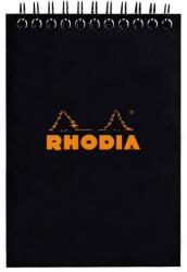 Rhodia Caiet Rhodia 80 file A6 Negru (CAI310)
