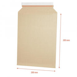 E-Flute Csomagküldő webshop hullámkarton tasak A5+ 190x272mm/200x280mm (14136)