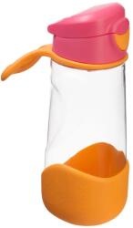 b.box Спортна бутилка със силиконов накрайник b. box - 450 ml, Strawberry Shake (BB000606) - ozone