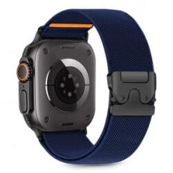 Tech-Protect NYLON CLASP óraszíj sötétkék, Apple Watch 42mm (S1-S3) / 44mm / 45mm / 46mm / 49mm készülékhez - aqua
