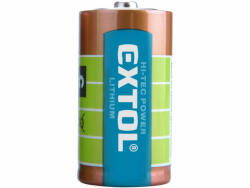 Extol elem 1 db, Li-ion, 3V, méret: CR123A; 1600mAh, bliszteren (42030) - megatool