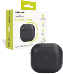 Mobile Origin Leather Case Black AirPods 4 (LC-AP-BLK-01)