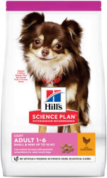 Hill's Science Plan 1, 5kg Hill's Science Plan Adult 1-6 Light Small & Mini csirke száraz kutyatáp