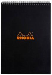 Rhodia Caiet Rhodia 80 file A4 Negru (CAI313Dictando)