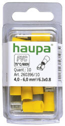 Haupa gyorscsatlakozó hüvely SCSH-6 SmallPack (10db/bliszter) 260396/ (260396/10)