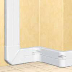 Legrand univerzális DLP kábelcsatorna, 150 x 50 mm, 2 x 65 mm-es hajlékony fedéllel, válaszfallal, 2 m, fehér - 10427 (010427)