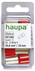 Haupa érvéghüvely szigetelt 35/16 piros 270836/5 SmallPack (5db/blisz (270836/5)