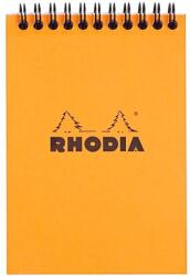 Rhodia Caiet Rhodia 80 file A6 Portocaliu (CAI301)