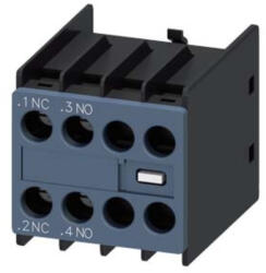 Siemens 3RH2911-1HA11 segédérintkező, homlokra, 1NO+1NC, S00-S3-hoz, csavaros (3RH29111HA11)