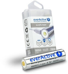 everActive Li-ion akkumulátor töltőkábellel 3, 7V 2600mAh USB type-C töltés (18650) (2600USB)