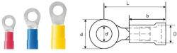 Weidmüller szemessaru, szigetelt 0, 5-1, 5mm2, M3, 5, piros (LIR 1, 5M3, 5 V) 9200080000 (9200080000)