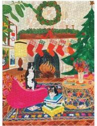 Galison 75987 - Fireside Friends - 1000 db-os puzzle (75987)