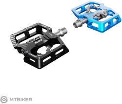 TATZE CONTACT COMBI patent/platform pedál, fekete bal / kék jobb