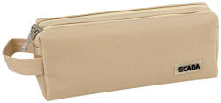 ECADA Penar etui tip borseta Ecada 786027, 2 fermoare, Crem (786027) Penar