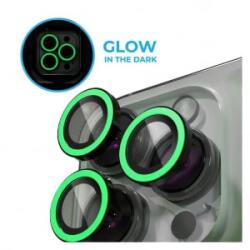 XPRO Luminous Prémium Kameravédő Üveg Apple iPhone 16 / Apple iPhone 16 Plus készülékhez - Zöld - aqua