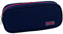 ECADA Penar etui tip borseta Ecada 786024M, 1 fermoar, Albastru inchis si roz (786024M) Penar