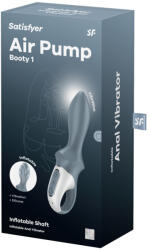 Satisfyer Air Pump Booty 1 - felfújható vibrációs anál plug (12 funkció)
