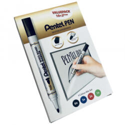 Pentel Táblamarker készlet 2mm, kerek 12 különböző szín (MW85-12) (MW85-12) - aqua
