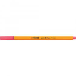 STABILO Rostirón, tűfilc 0, 4mm, Point 88 neon piros (88/040) (88/040)
