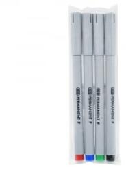Rostirón, tűfilc permanent 0, 4mm, F tender, 4 különböző szín (9070049000) (9070049000)