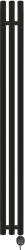 Oltens Stang încălzitor electric 150x15 cm negru mat 55119300 (55119300)
