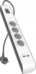 Belkin 4 Plug + 2 USB 2 m (BSV401VF2M-V2)