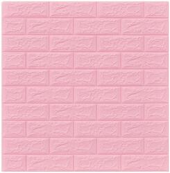 SDEPOT 50 db SDEPOT® tapéta csempe készlet, 2mm vastag, 70x77 cm, téglautánzat, rózsaszín (SET50_TAPET_03_ROZ)