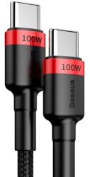 Baseus Töltőkábel USB-C / USB-C 5A 100W Baseus barna nylon 2m CATKLF-AL91 (56611)