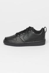 Nike Nike, Court Borough műbőr sneaker, Fekete, 39 EU (DV5456-002-6.5Y)