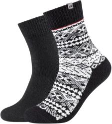 Skechers Zoknikészlet, Skechers 2PPK Men Alkalmi divat Jacquard Zokni SK41049-9999, Fekete, 43-46, 2 db (SK41049-9999_43-46)