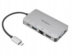 Targus Usb-c Dp Alt módú egyvideós 4K Hdmi/vga dokkoló állomás 100 W teljesítménnyel (DOCK419EUZ)