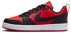 Nike Nike, Court Borough műbőr sneaker, Piros, Fekete, 38 EU (DV5456-600-5.5Y)