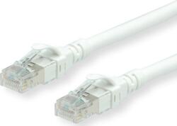 Roline 21.15. 2764 RJ45 Hálózati kábel, patchkábel CAT 6A U/UTP 1.50 m Fehér Árnyékolatlan, Halogénmentes, Lángálló 1 db ( )