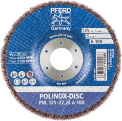 Pferd TOOLS 44692263 POLINOX polár csiszolókorong PNL Ø 125 mm furat Ø 22, 23 mm A 280 finom csiszoláshoz és simításhoz 125 mm 5 db (8284750280) (8284750280)