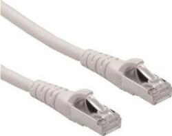 Roline 21.15. 2806 RJ45 Hálózati kábel, patchkábel CAT 6A S/FTP 7.50 m Szürke Kettős árnyékolás, Halogénmentes, Lángálló 1 db (21.15. 2806) (21.15.2806)