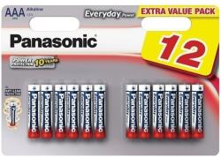 Panasonic Alkaline Everday Power AAA elemek, 12 db (LR03EPS/12BW)