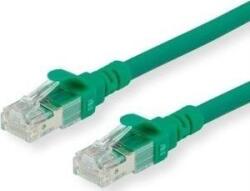 Roline 21.15. 2732 RJ45 Hálózati kábel, patchkábel CAT 6A U/UTP 2.00 m Zöld Árnyékolatlan, Halogénmentes, Lángálló 1 db (JAB-3433474) (JAB-3433474)