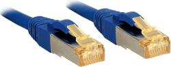 Telegärtner 100008465 RJ45 Hálózati kábel, patchkábel CAT 6A S/FTP 3.00 m Kék Lángálló, Védővel, Lángálló, Halogénmentes, UL minősített 1 db (L00002A0115 ) (L00002A0115)